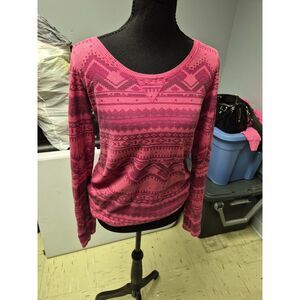 Arizona Jean Co. waffle-knit geometric thermal shirt